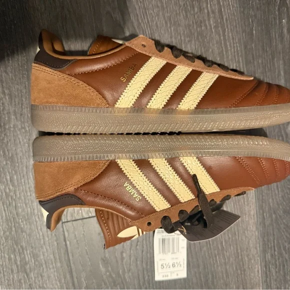 adidas Originals Brown and Cream Sneakers - Picture 12 of 15